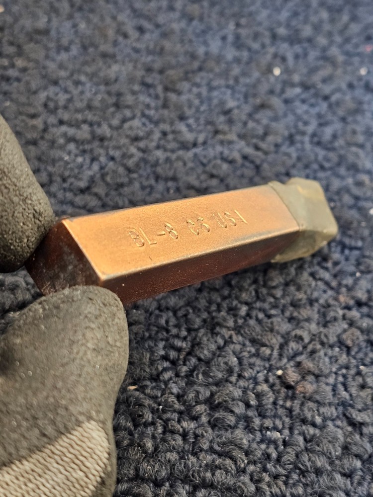 (QTY 12) ACT BL-8 C6: LEAD ANGLE TURNING CARBIDE TIPPED TOOL BITS