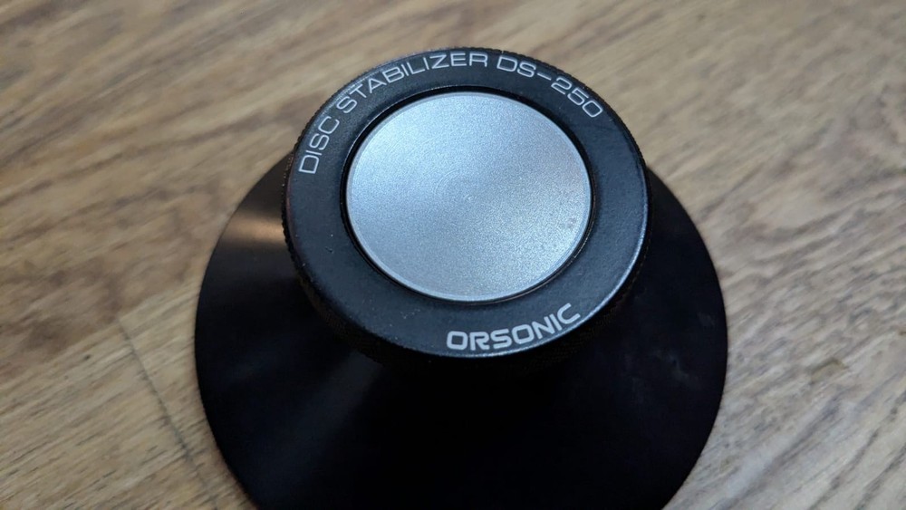 ORSONIC DS-250 Analog Record Disc Stabilizer Clamper
