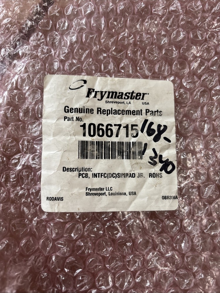 Frymaster Control Board 1066715/8073114B