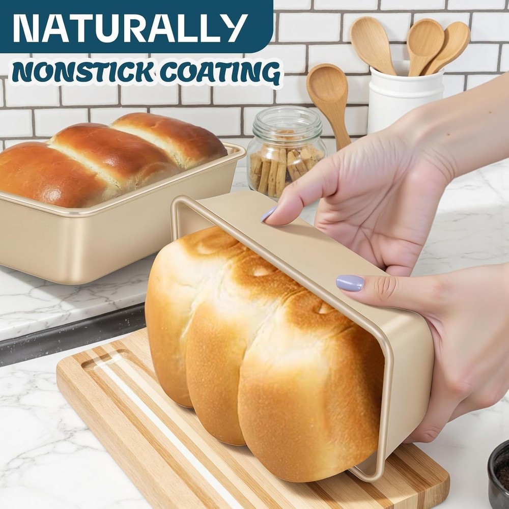 Baking Pans Set Nonstick Stackable Bakeware Sets Oven Pans Cooking 6 Pieces