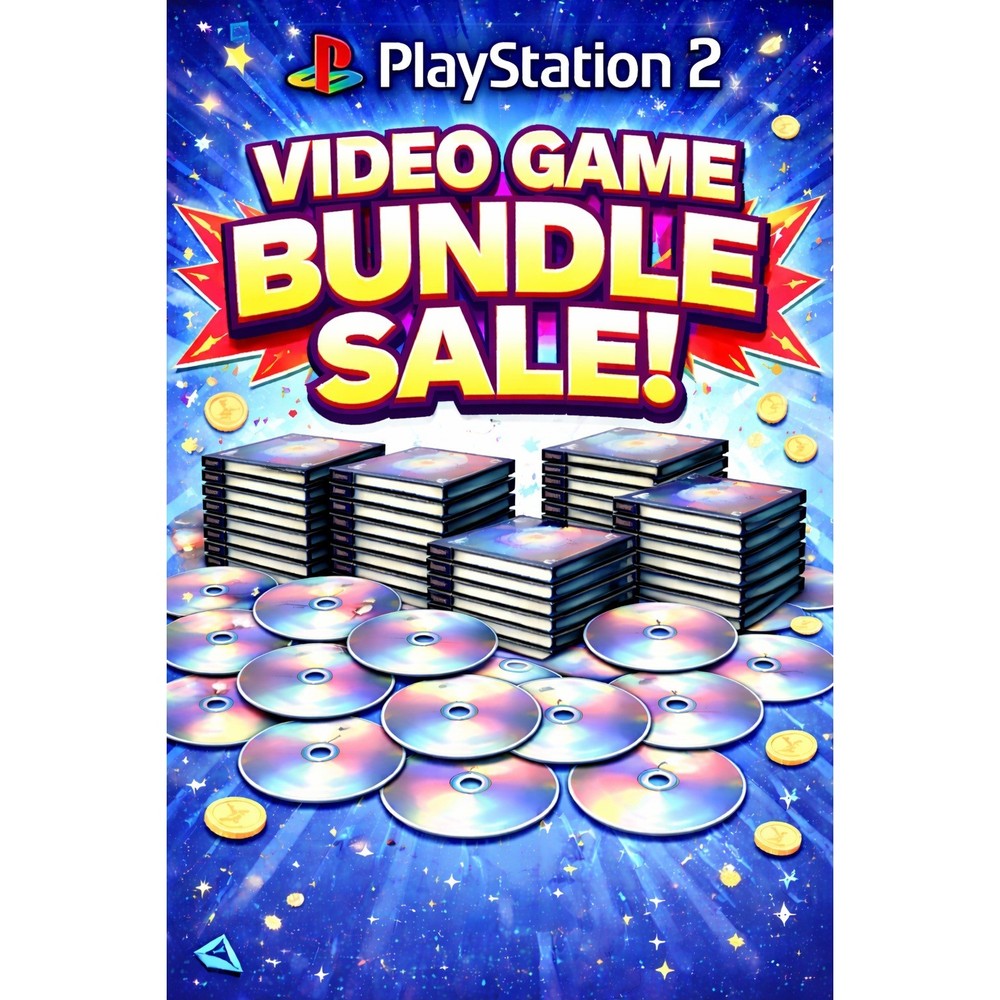 Playstation 2 Video Game Bundle