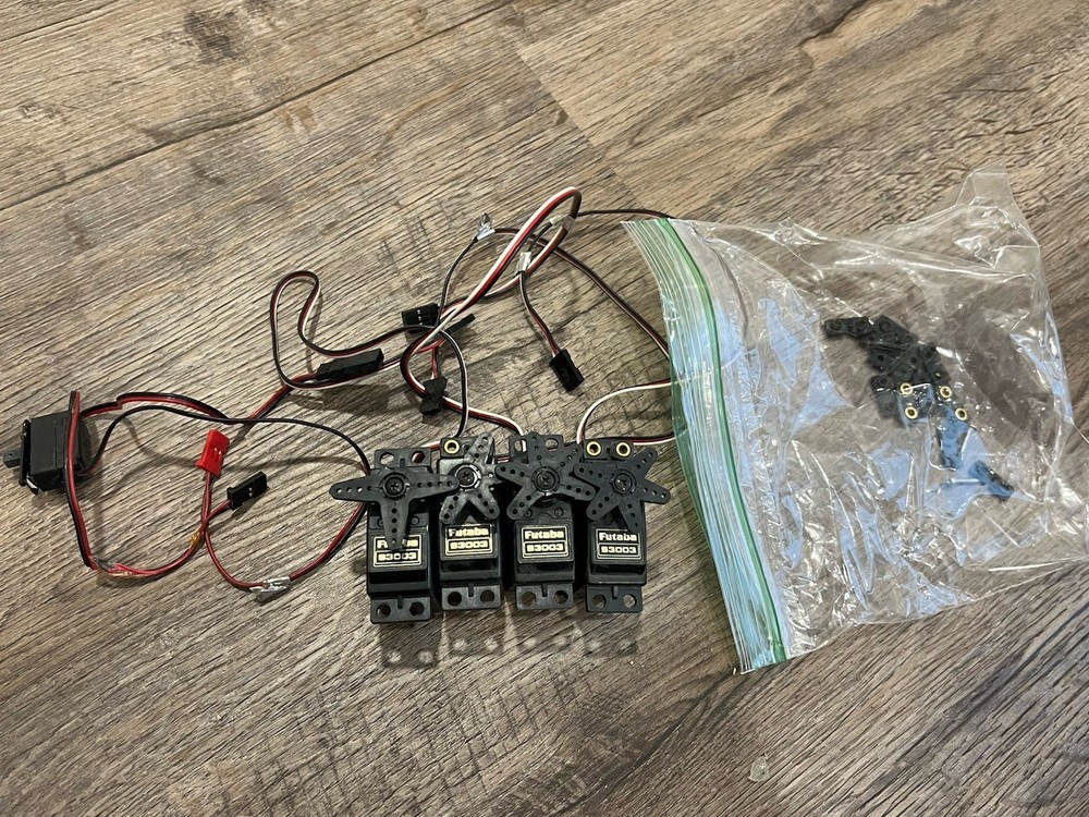 Four Futaba S3003 Servos