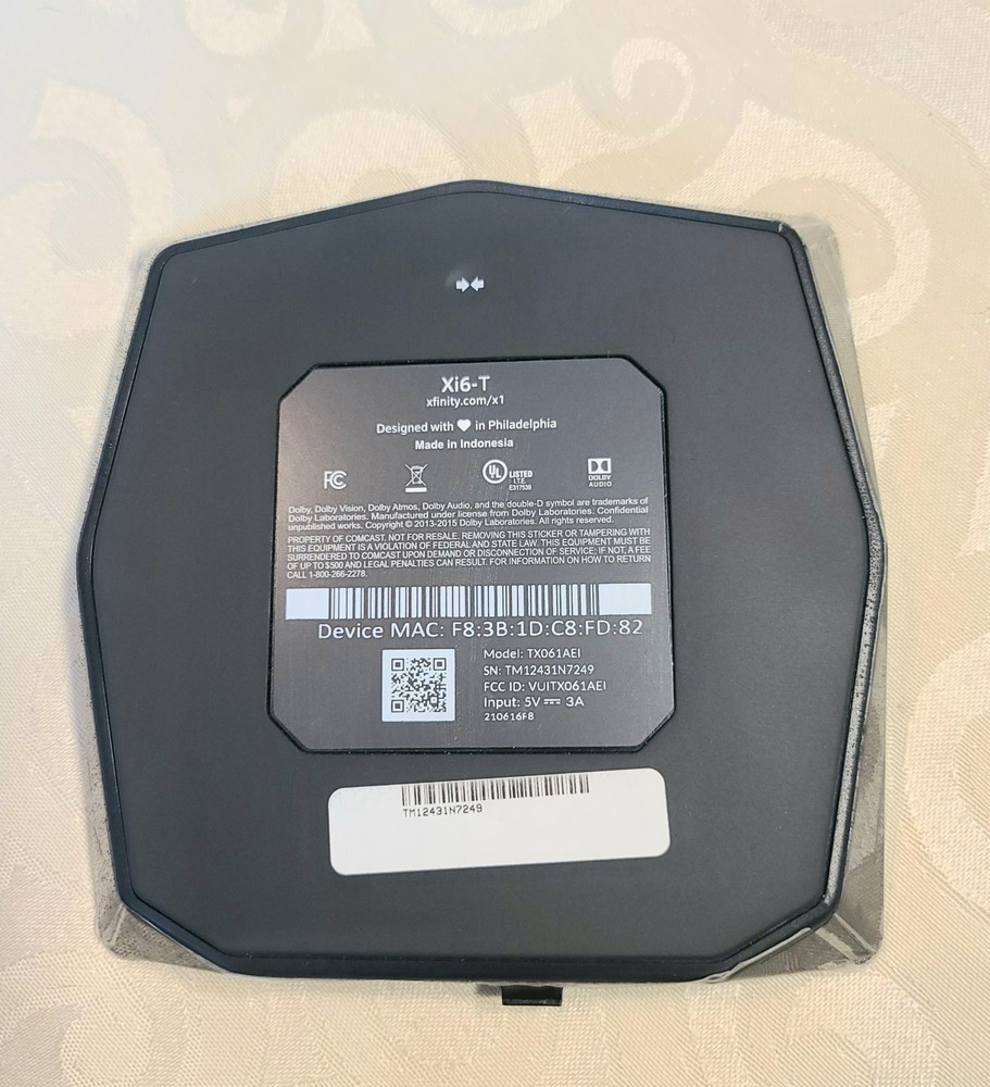 Xfinity Xi6-T TX061AEI Streaming Box