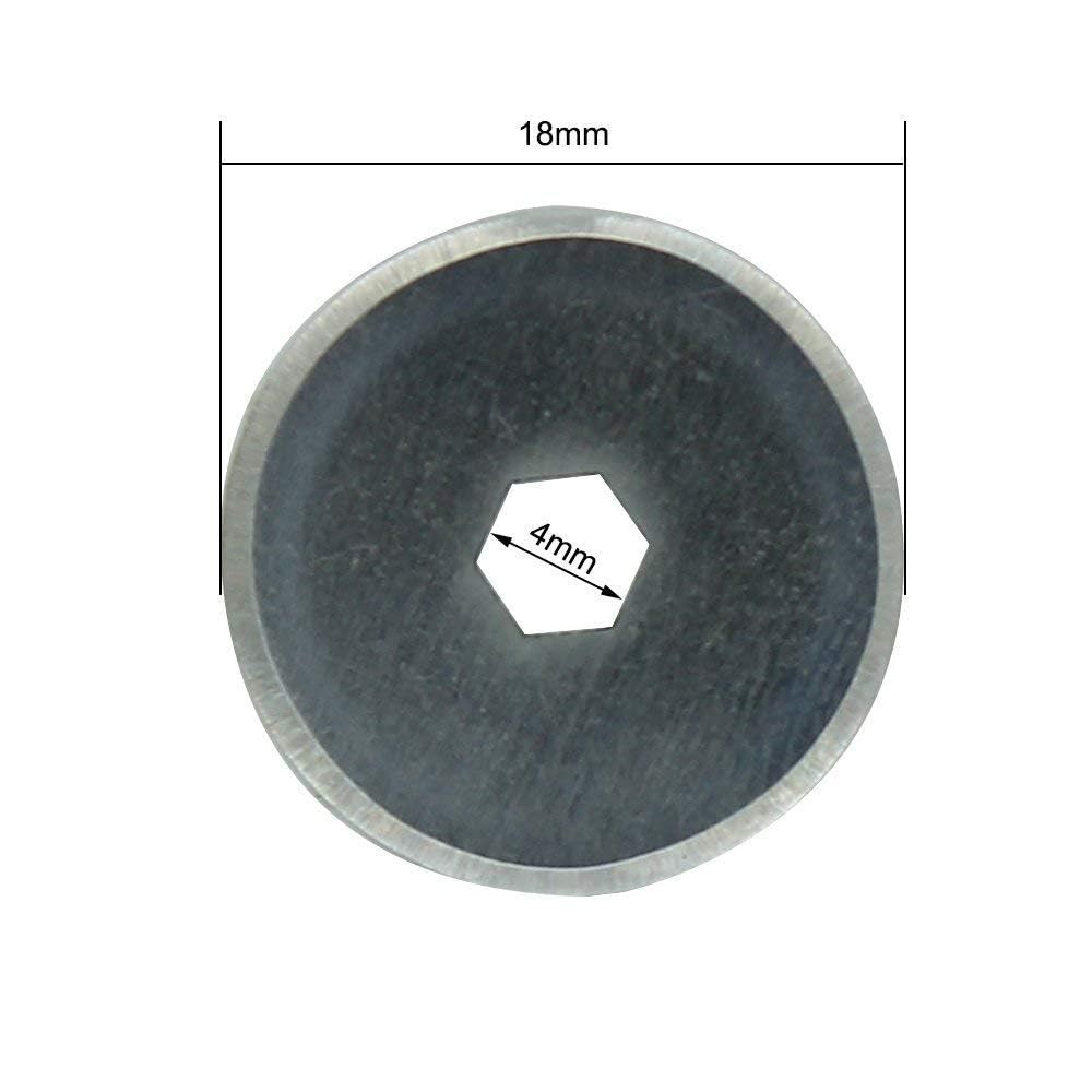 AUTOTOOLHOME 18mm Rotary Cutter Blades 10 Pack Replacement
