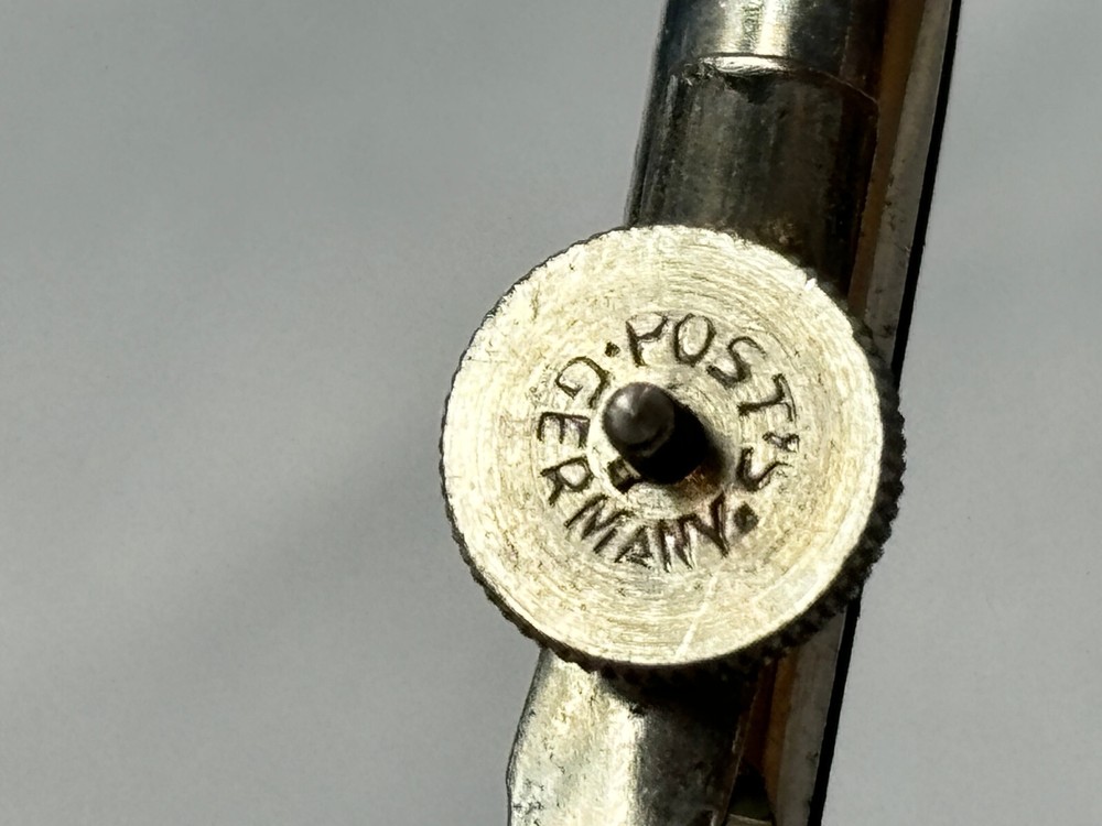 Post 1135 Drafting Engineers Tool Compass Set with Case Made In Germany