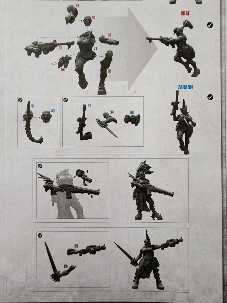 Escher Gang Bits Necromunda warhammer 40k
