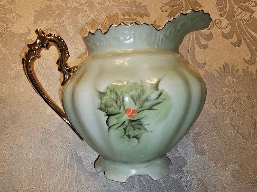 Lefton Poinsettia Pitcher