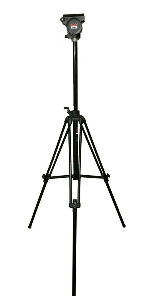 Bogen Manfrotto 3246 Tripod with Bogen Manfrotto 3066 Fluid Head