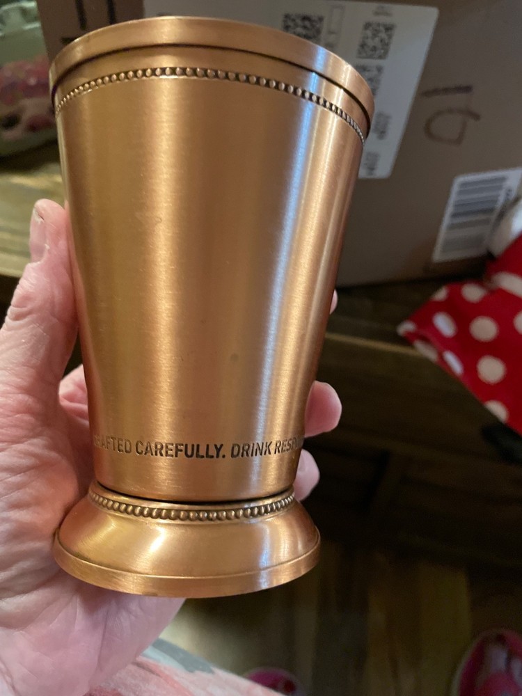 Woodford reserve, mint julep copper cup