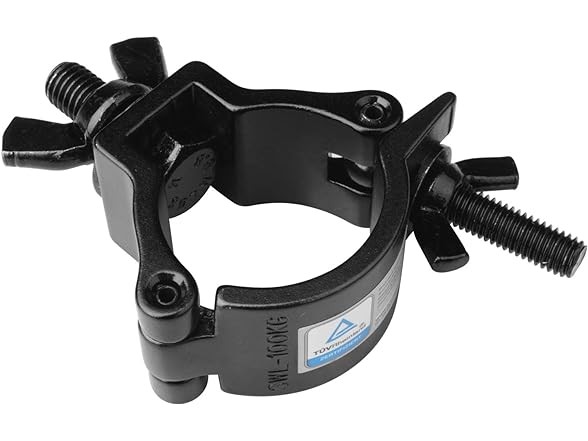 10 Pack DJ Lighting Mount Clamp Black