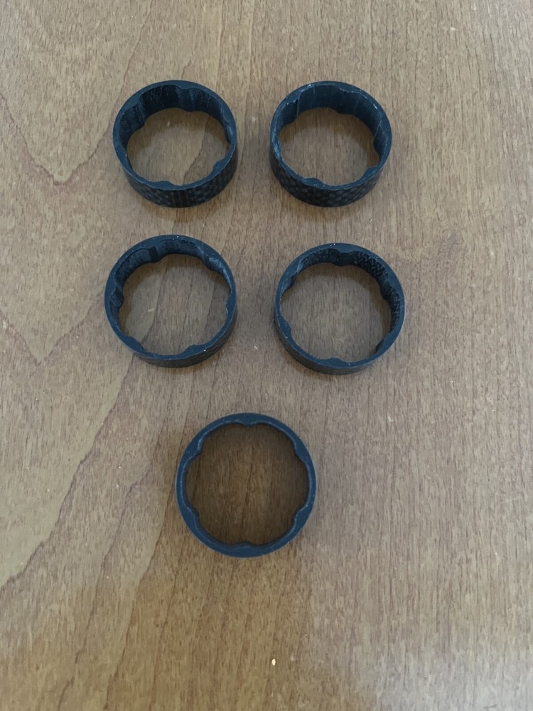 Carbon 1 1/8 Headset Spacers 50mm
