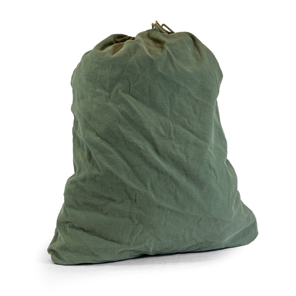 US Military Barracks Cotton Laundry Bag Green