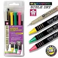 BIBLE STUDY-DRY-LINER MARKING KIT (3 HI-LIGHTER/1 UNDERLINER)