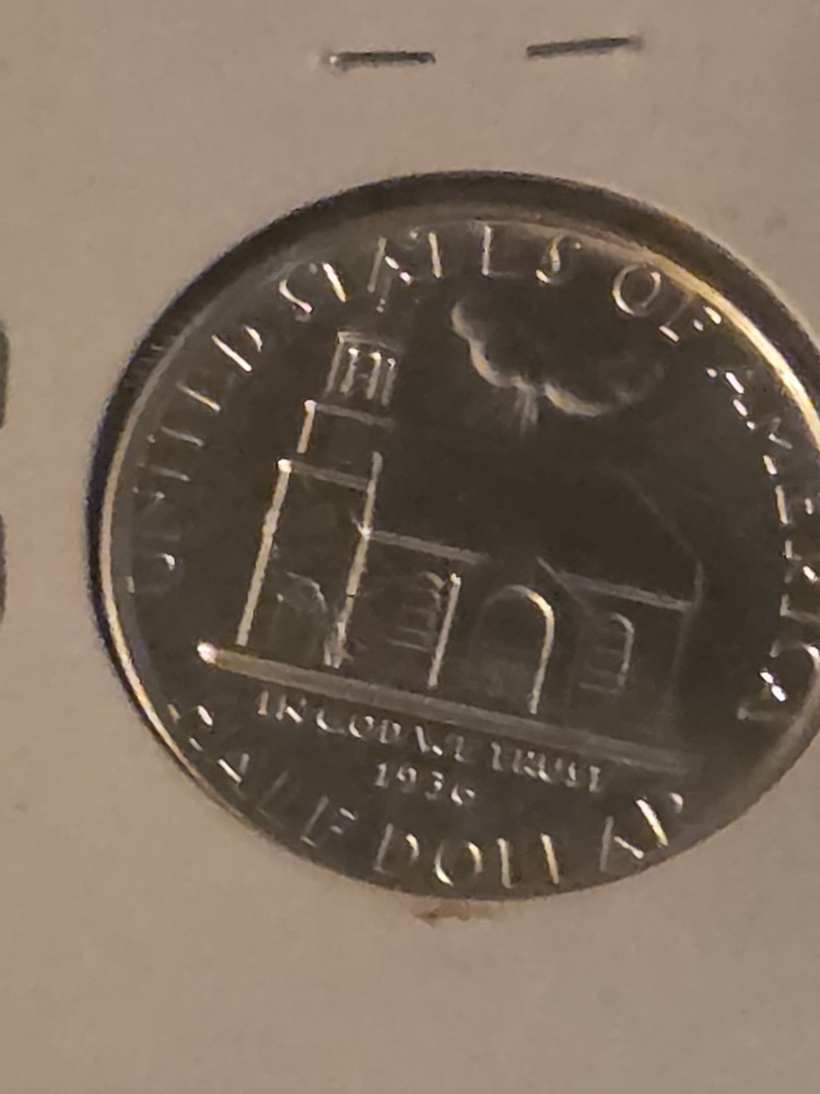1936 Delaware Commemorative Silver 50c Coin