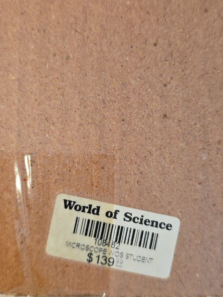 Vintage World Of Science Student Microscope