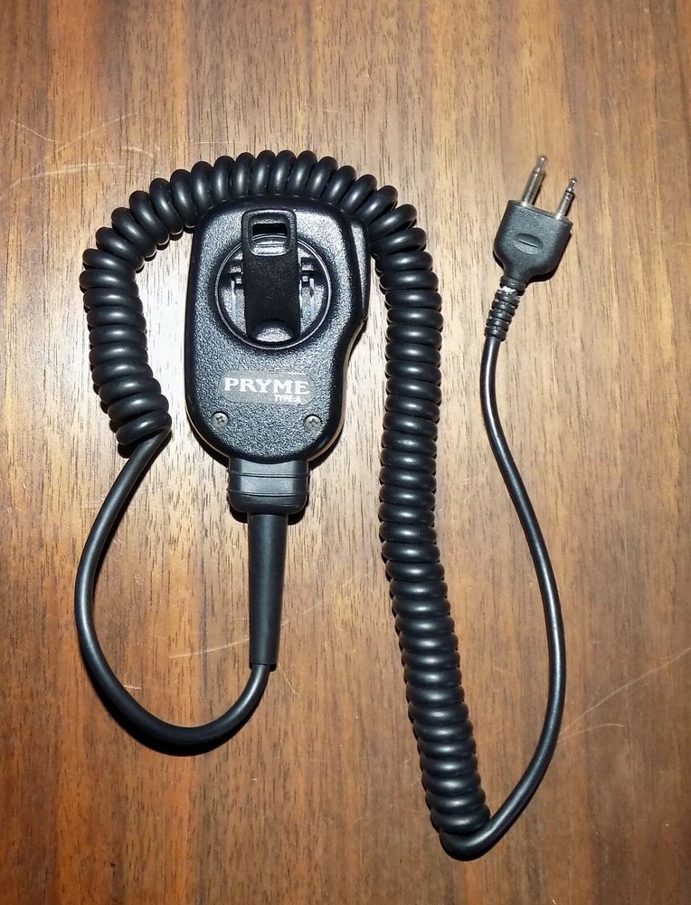 Pryme Type A Hand Held Mic Microphone Dual Pin Plug