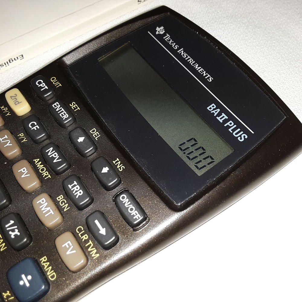 Texas Instruments BA II PLUS Financial Calculator