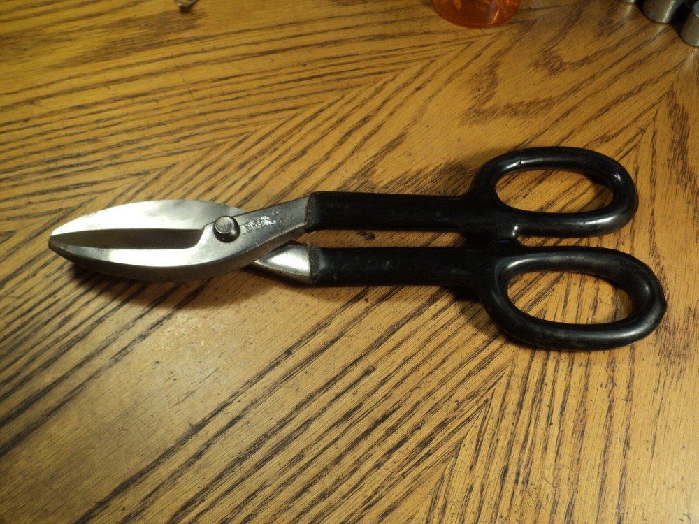 Vintage Do-It Tin Snips Cutter Tool 10-1/4"