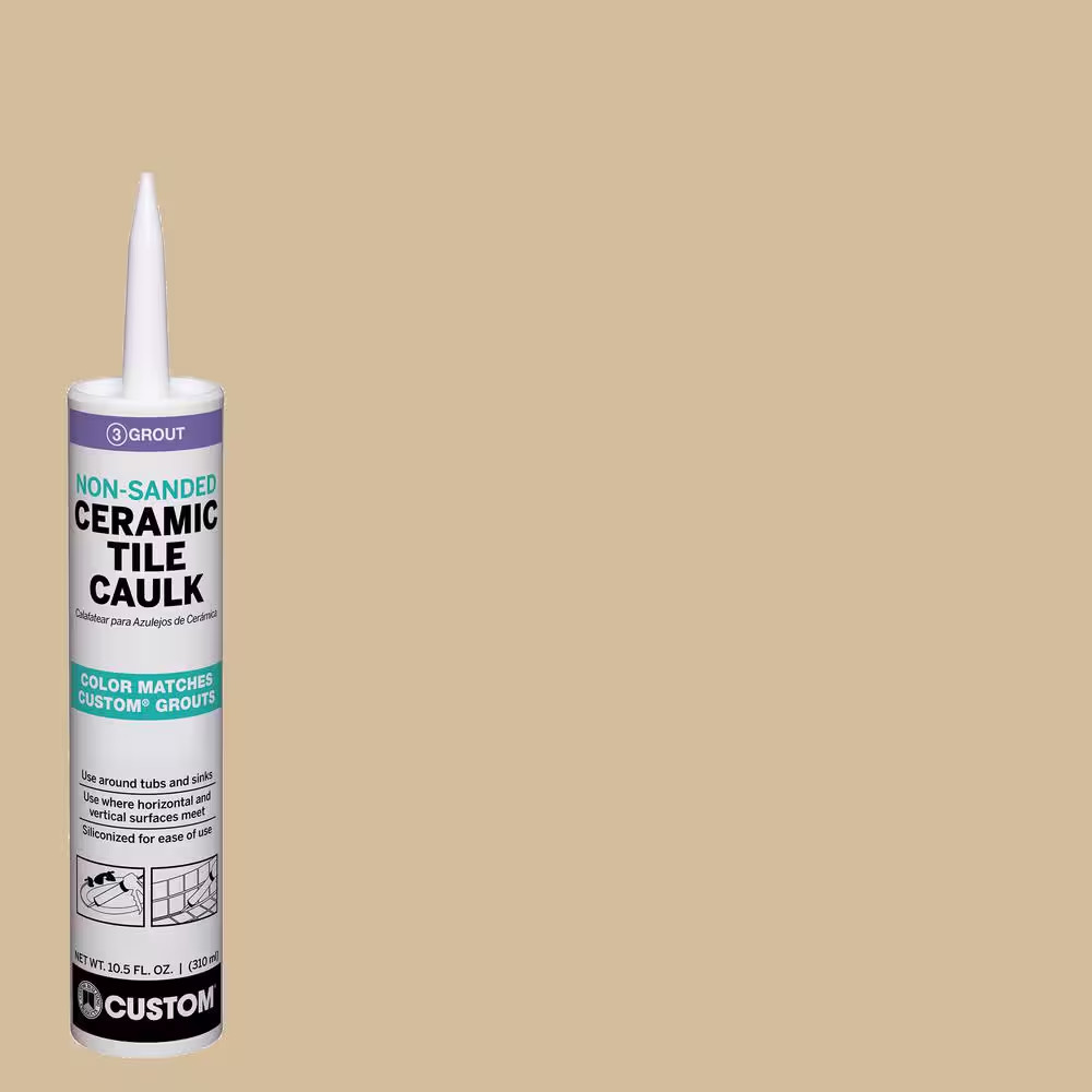 Polyblend #122 Linen 10.5 Oz. Non-Sanded Ceramic Tile Caulk