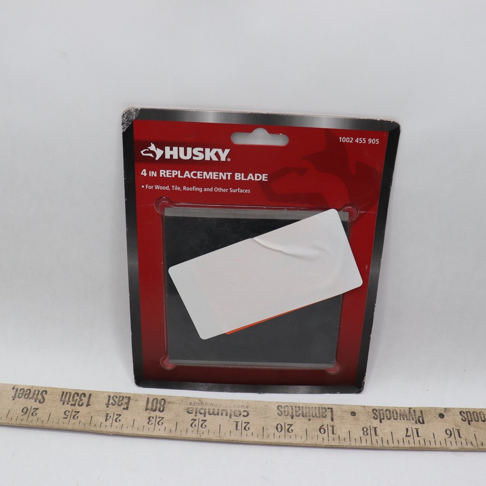 Husky 4 in. Steel Replacement Scraper Blade