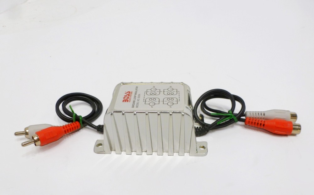 BOSS Audio Systems B25N Ground Loop Isolator RCA Noise Filter Car Audio Tested
