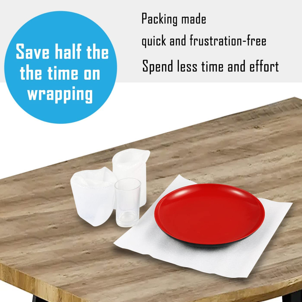 100 Pack Foam Sheets, 12" X 12", 1/16" Thickness, Foam Wrap Cushioning Material