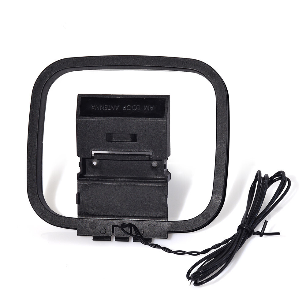 AM Loop Antenna with 2Pin Bare Wire for Video Home Theater Receiver Power System