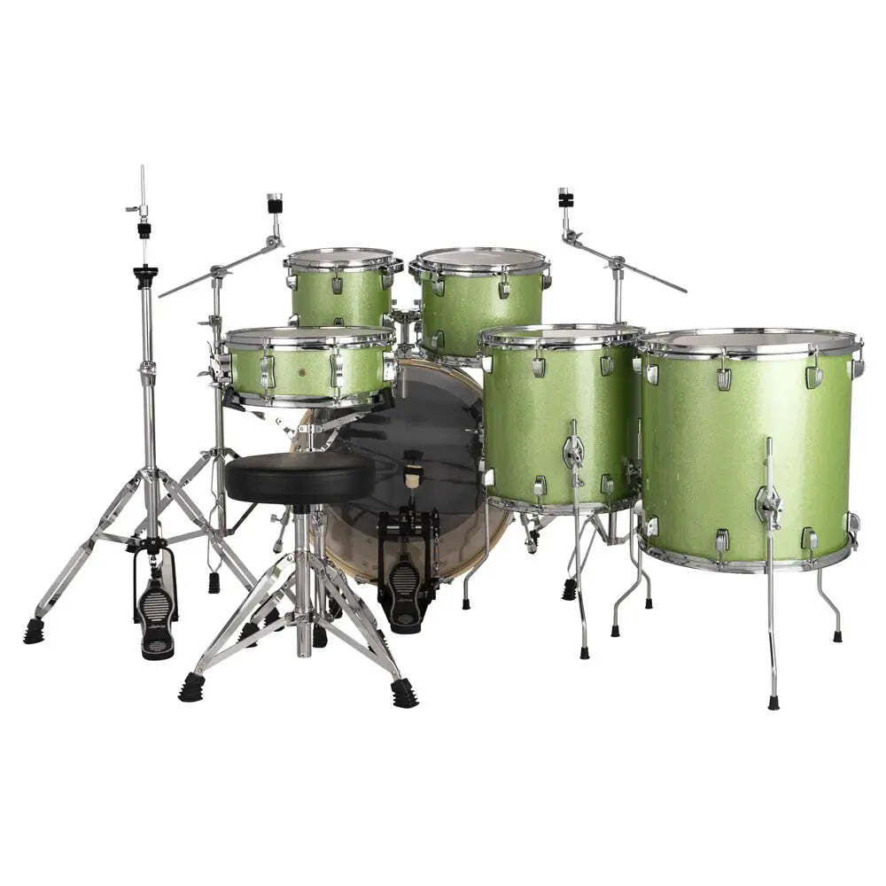 Ludwig Element Evolution 6-Piece Complete Drum Kit w. Hardware (18) Mint Sparkle