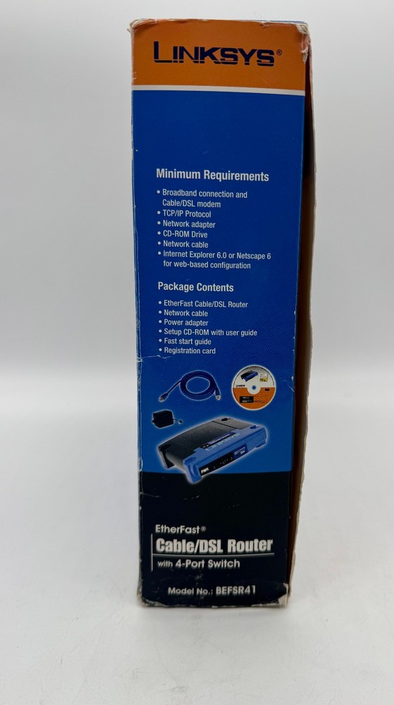 Linksys Router BEFSR41 W-2