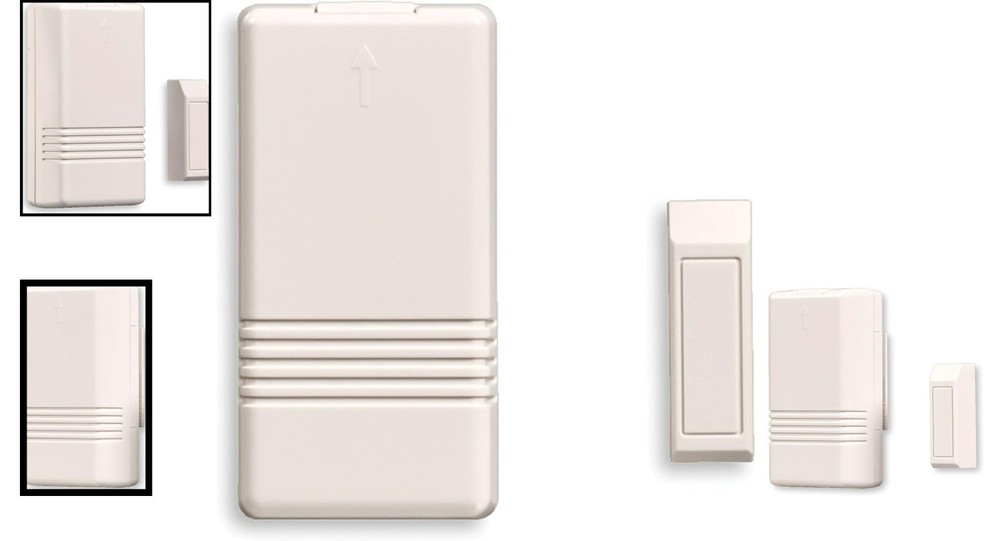 Wireless White Door/Window Sensor with Magnet - Smart Home Security Solution