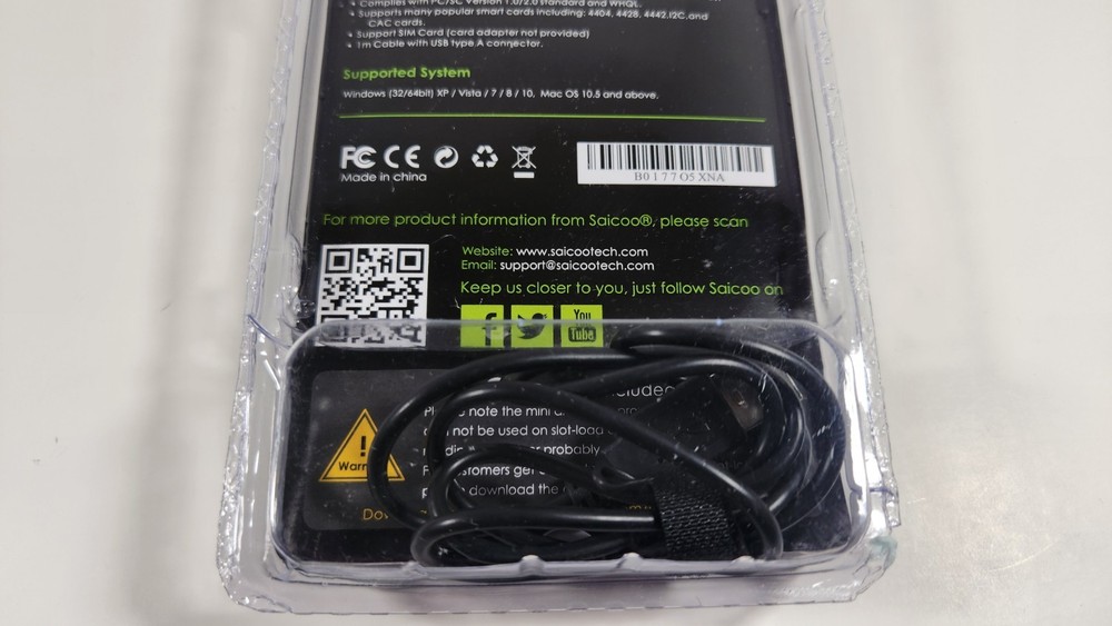 SACOO SMART CARD READER NEW