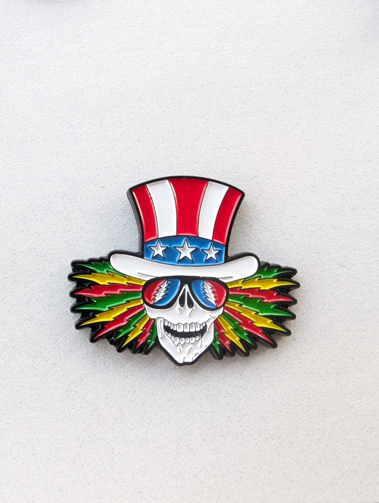 Grateful Dead Rasta Uncle Sam Pin.