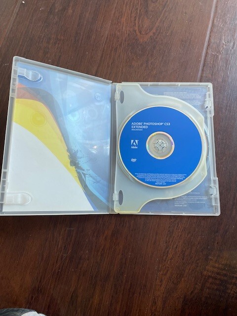 Adobe Photoshop CS3 Extended Macintosh disk + Serial