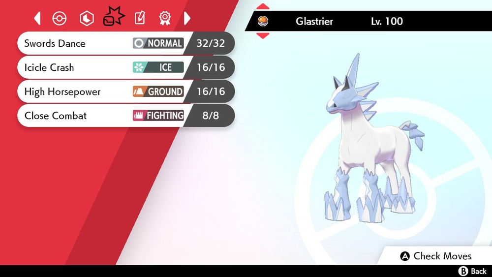 6IV Glastrier Pokemon Sword and Shield *SAME DAY*