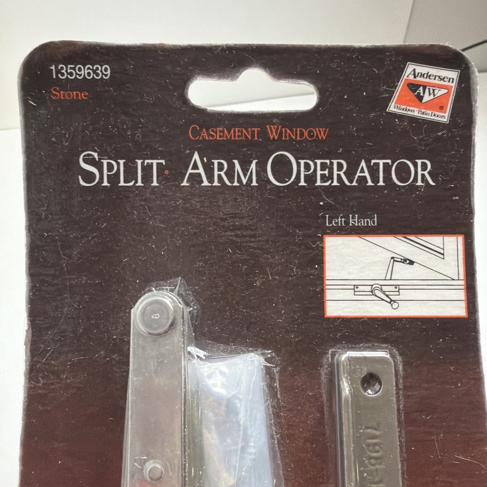 ANDERSEN SPLIT ARM OPERATOR LEFT HAND IN STONE COLOR 1982-1995 - 1359639