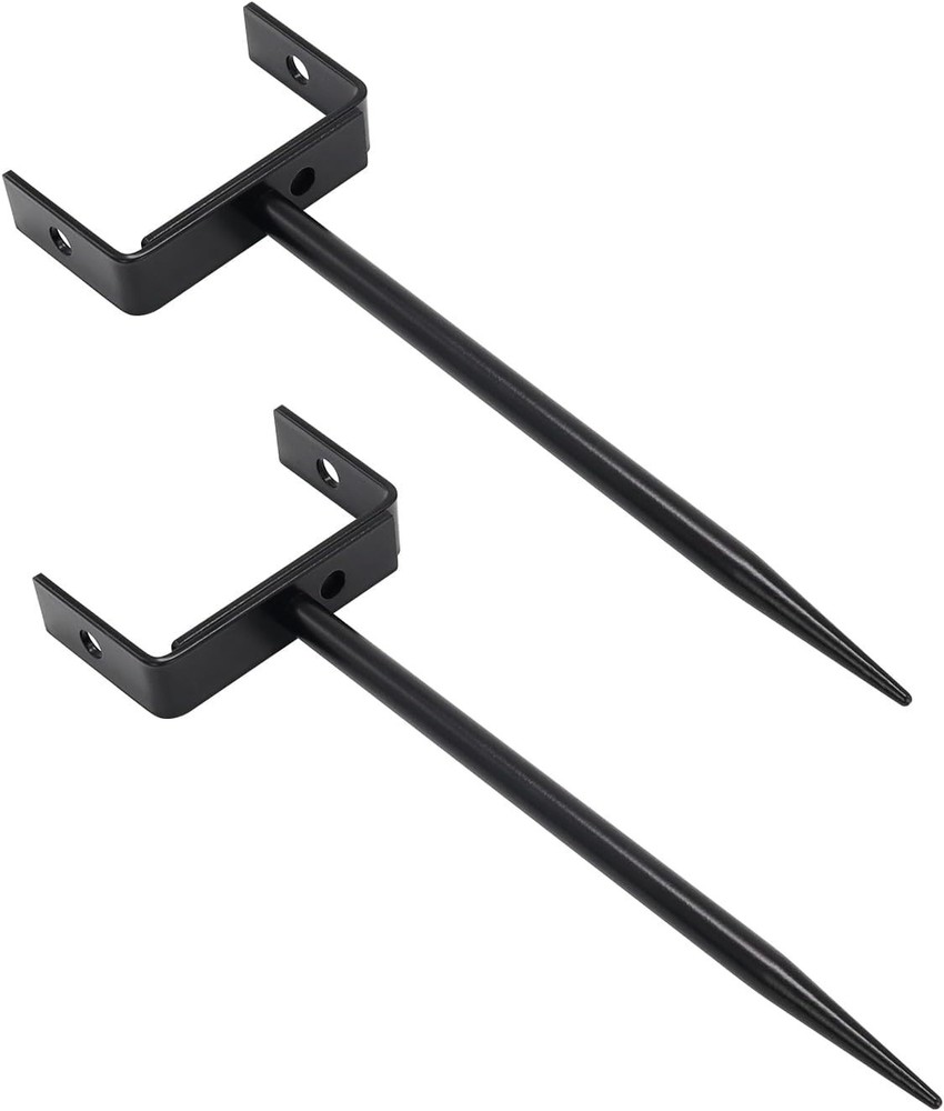 Heavy-Duty Galvanized Iron Downspout Bracket - Adjustable & Eco-Friendly 2-Pack