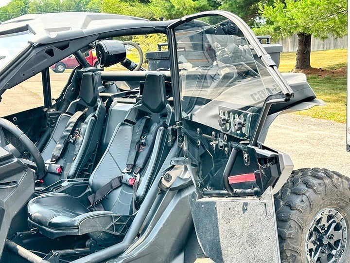 Can Am Maverick X3 Venting Polycarbonate Upper Doors Kit by Spike Powersports