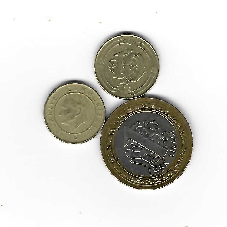 3 Coins from Turkey