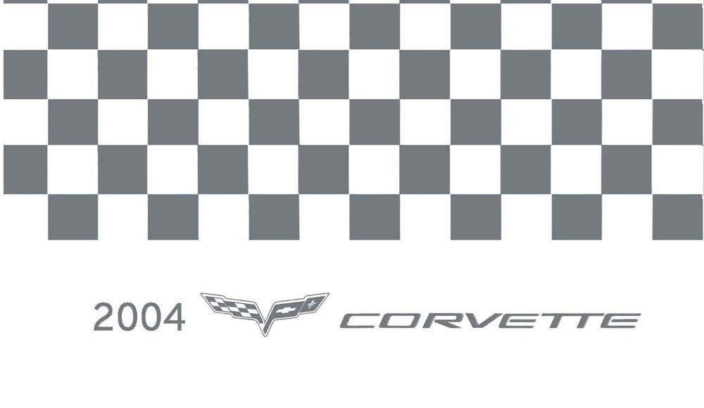 2004 Chevrolet Corvette Owner's Manual