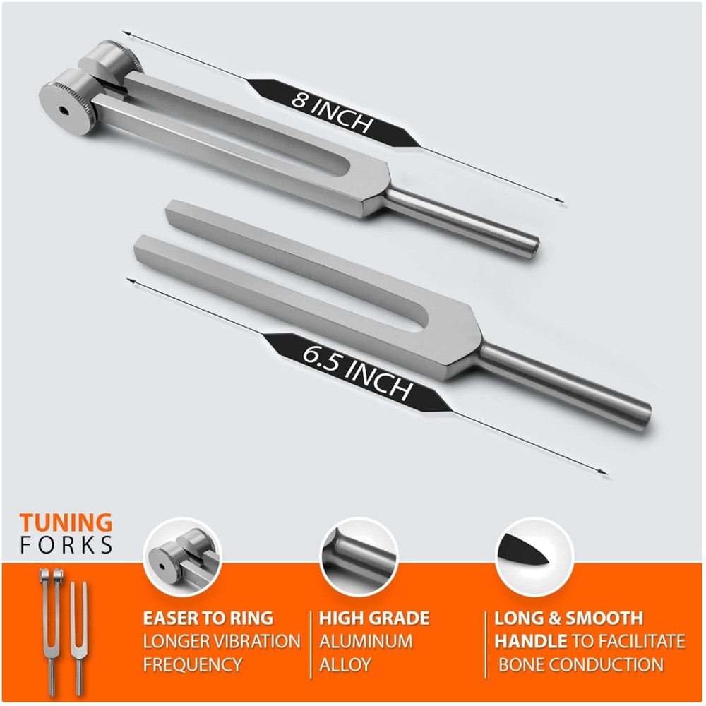 Diagnostic Tuning Forks + Percussion Hammer