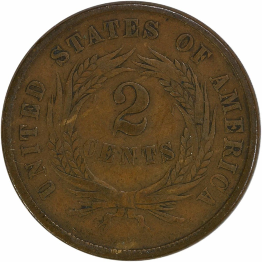 1866 Two Cent Piece VF Uncertified #230