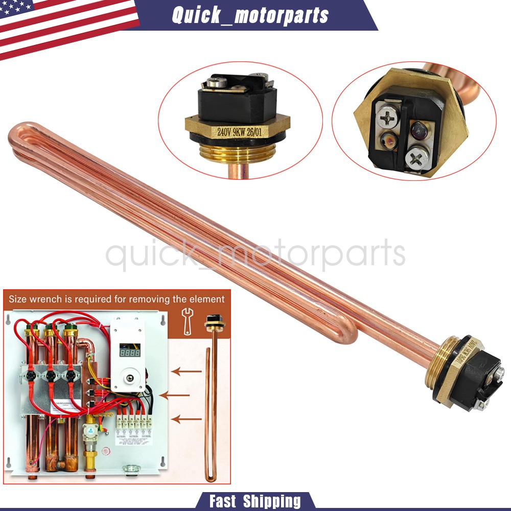 New HE 90240 Replace for Ecosmart ECO 18 24 27 36, 9KW 240V Water Heater Element