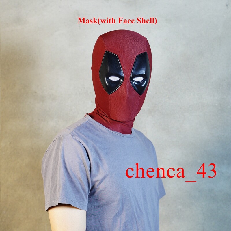 Customize Deadpool Screen Accurate Cosplay Headgear Wearable Mask Prop Faceshell