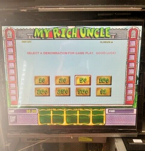 IGT I-GAME My Rich Uncle Software