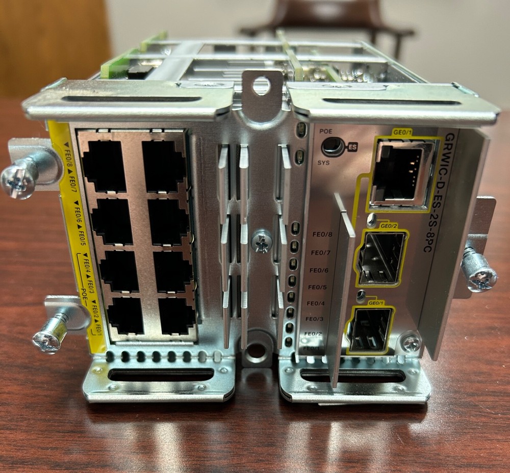 GRWIC-D-ES-2S-8PC   Cisco 2010 Connected Grid Router Ethernet Switch Module