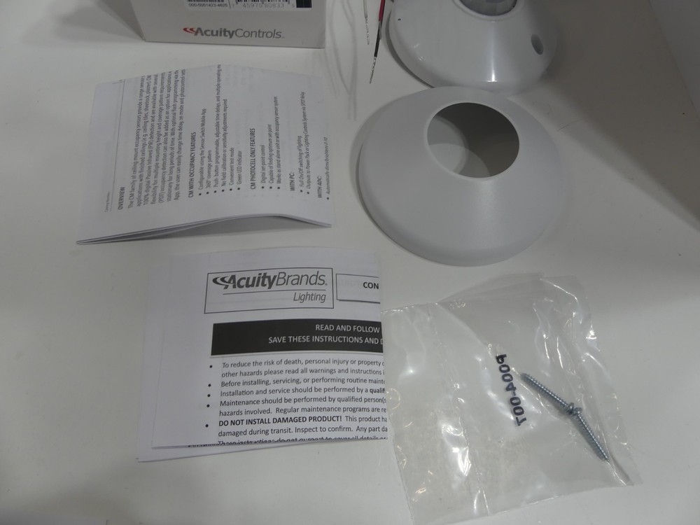 Lithonia Lighting CM 10 Sensor Switch White