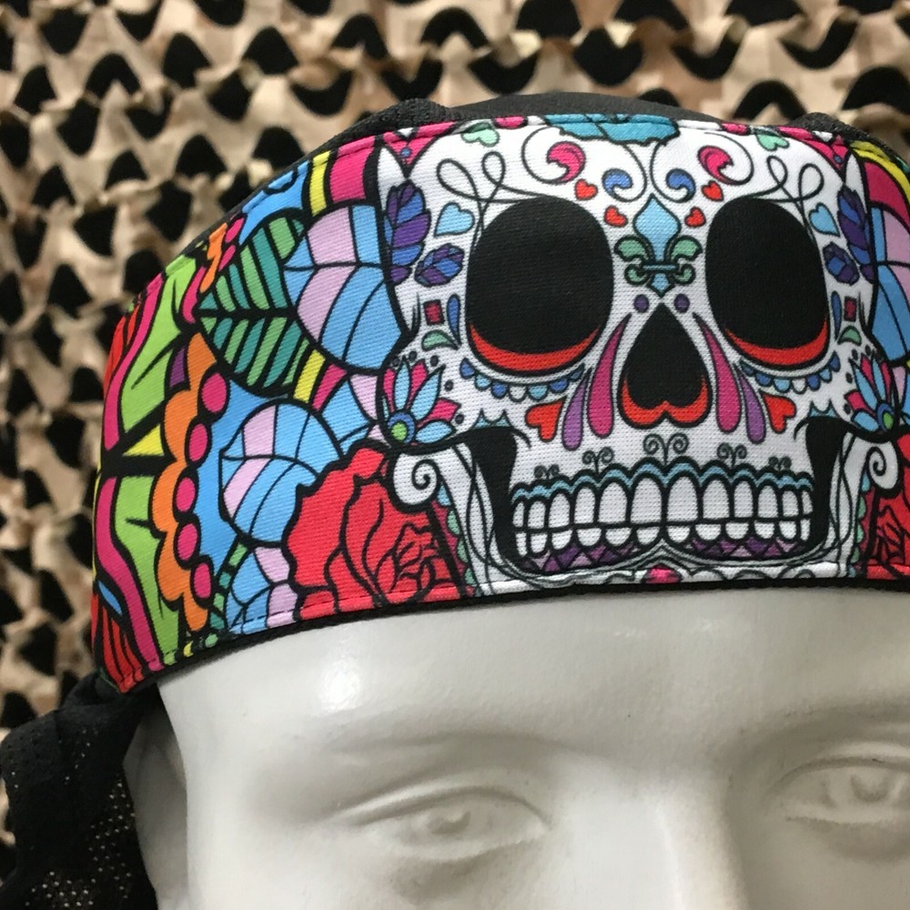 NEW KM Paintball Headwrap - Sugar Skull