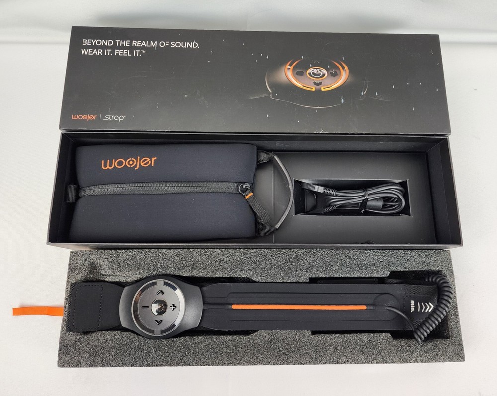 Woojer STRAP - Original 2017 Launch Model, Black, Haptic Vibration