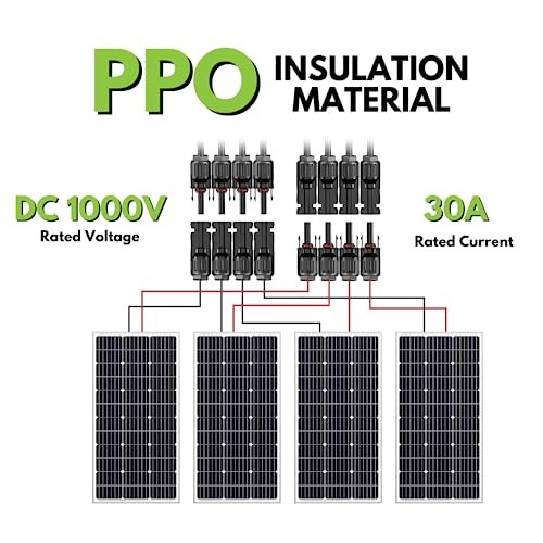 The Original Solar Y Branch Connectors Extra Long Solar Panel Parallel