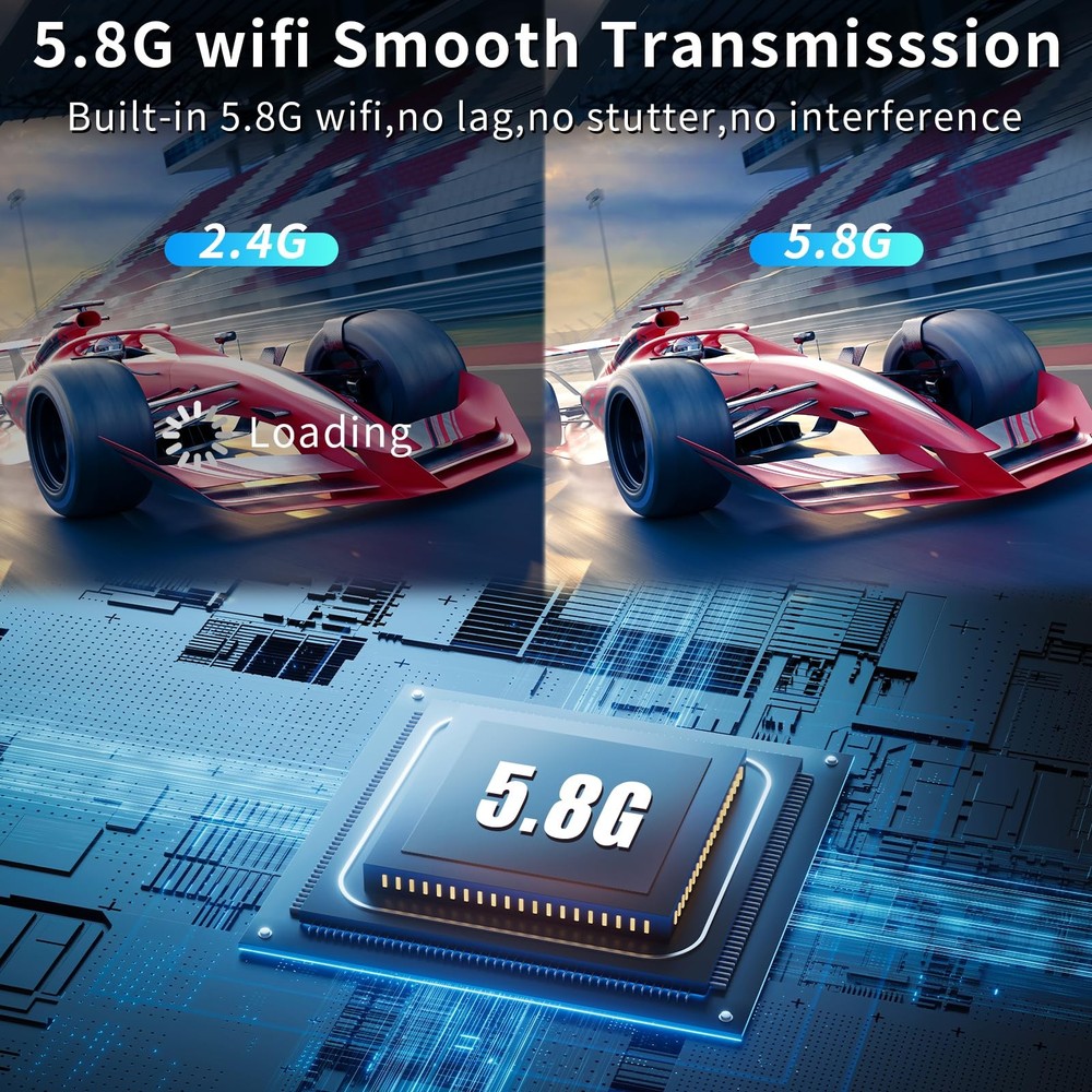 Wireless HDMI Transmitter and Receiver 328ft/100m Extender 4K Decode Input 10...